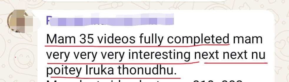M2M recorded program testimonial 4