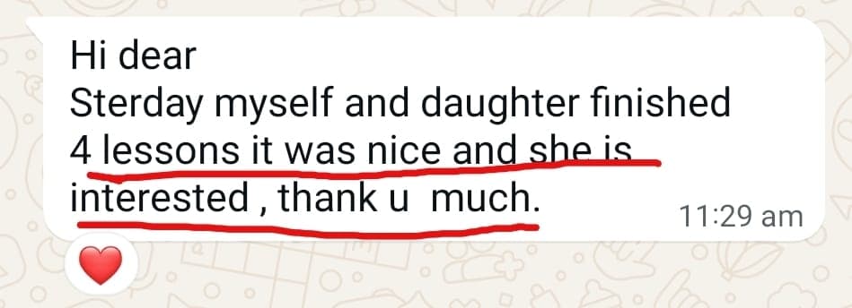 M2M recorded program testimonial 6